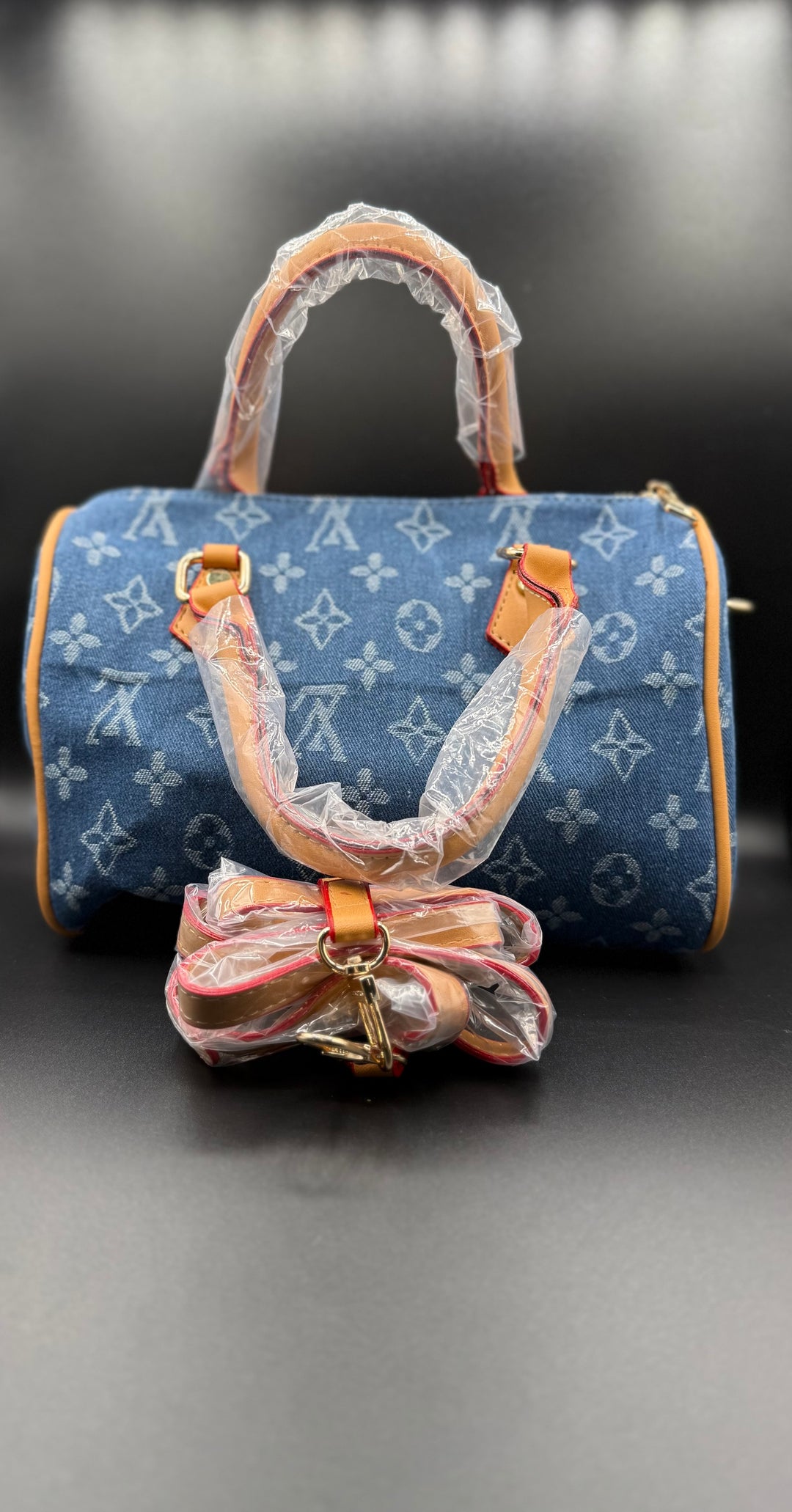LV-Inspired Monogram Speedy Bandoulière Premium Satchel Bag