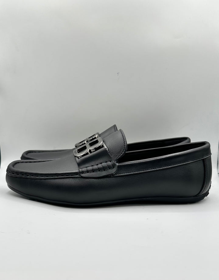 Balmain Inspired Men's Smooth Leather Loafers