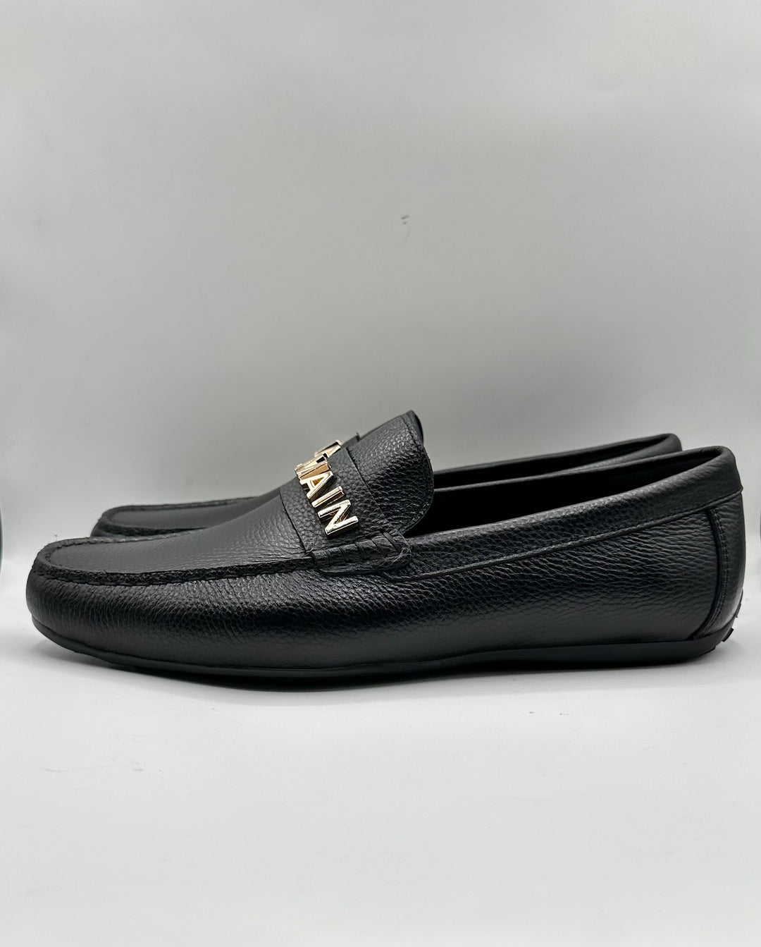 Balmain Inspired Luxury Men's Leather Driving Loafers