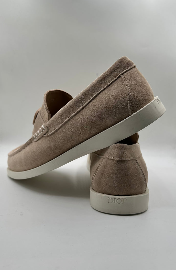 Dior Inspired Luxury Men's Suede Loafers