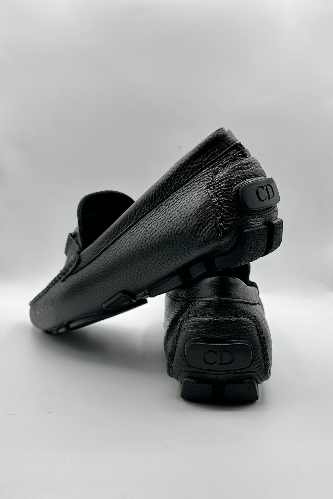 Dior Inspired Premium Men’s Loafers – Luxury Suede & Grained Leather