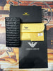 Premium Giorgio Armani Signature Logo Embossed Leather Long Wallet