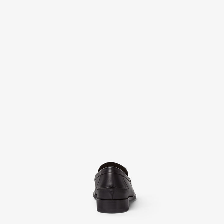 Fendi Loafers – Black Leather Designer-Style Luxury Shoes for Men