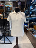 LV-Inspired White Monogram Polo Shirt - Premium Quality