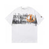 Moncler-Inspired White Graphic Logo T-Shirt – Luxury Designer Streetwear | Sintone
