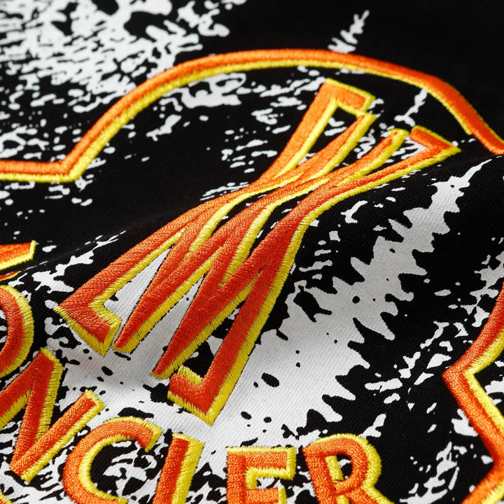 Moncler-Inspired Black Graphic Logo T-Shirt – Luxury Designer Streetwear | Sintone