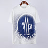Moncler-Inspired White Oversized Logo T-Shirt – Luxury Designer Streetwear | Sintone