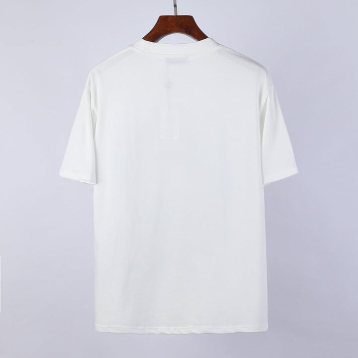 Moncler-Inspired White Oversized Logo T-Shirt – Luxury Designer Streetwear | Sintone