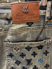 Vintage Washed Jeans – Inspired by LV | Streetwear Denim | Sintone