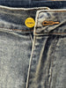 Grey Washed Jeans – Fendi Inspired Monogram Pocket | Designer Denim | Sintone