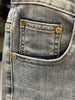 Grey Washed Jeans – Fendi Inspired Monogram Pocket | Designer Denim | Sintone