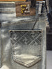Grey Washed Jeans – Fendi Inspired Monogram Pocket | Designer Denim | Sintone