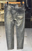 Grey Washed Jeans – Fendi Inspired Monogram Pocket | Designer Denim | Sintone