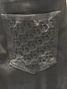 Black Jeans – Dior Inspired Monogram Pocket | Luxury Denim | Sintone