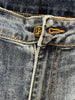 Blue Washed Jeans – LV Inspired Logo Pocket | Luxury Denim | Sintone