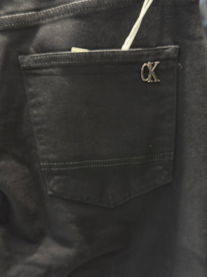 Black Jeans – CK Inspired Logo Pocket | Modern Denim | Sintone