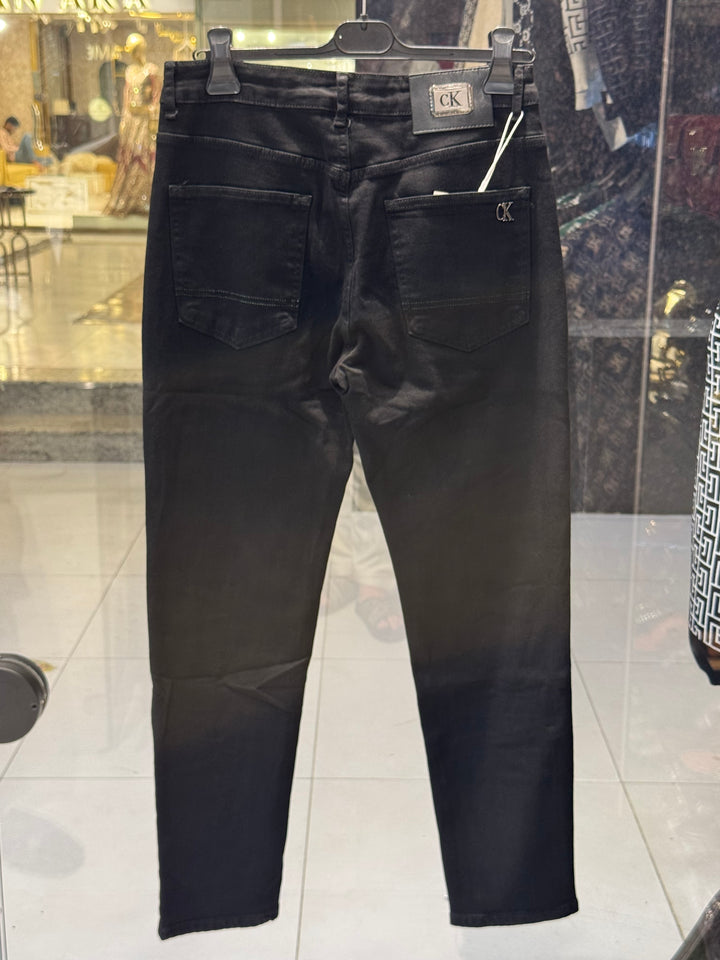 Black Jeans – CK Inspired Logo Pocket | Modern Denim | Sintone