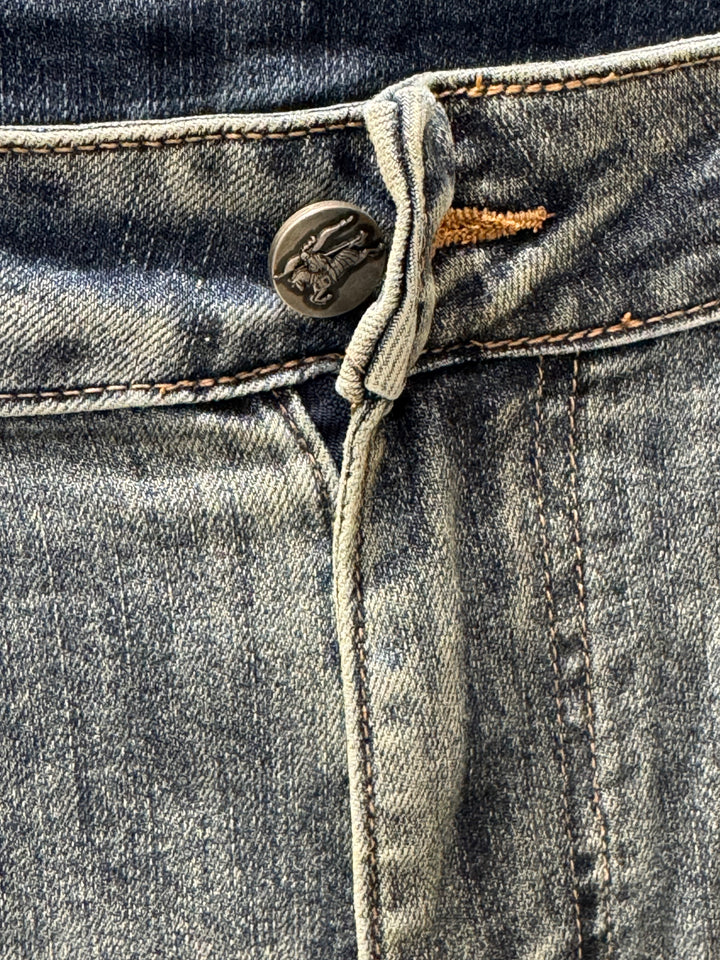 Burberry-Inspired Grey Faded Denim Jeans – Premium Slim Fit | Sintone
