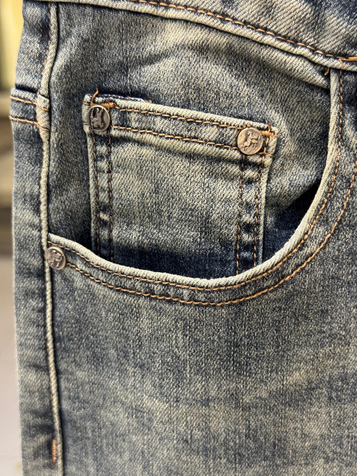 Burberry-Inspired Grey Faded Denim Jeans – Premium Slim Fit | Sintone