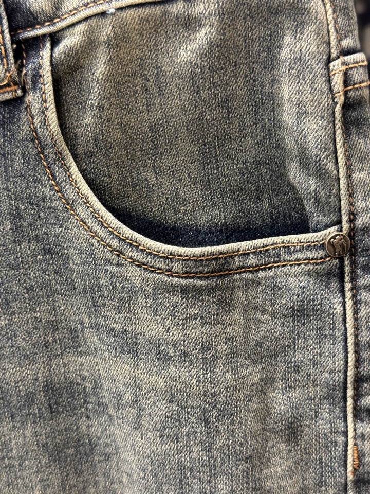 Burberry-Inspired Grey Faded Denim Jeans – Premium Slim Fit | Sintone