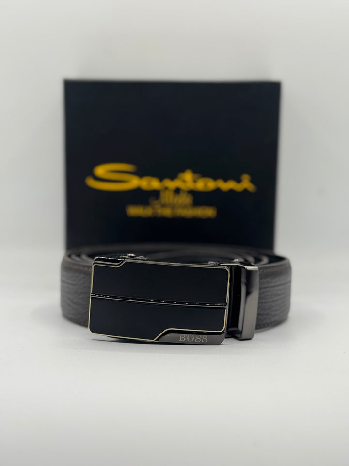 Hugo Boss-Inspired Men’s Leather Belt – Premium Designer Edition