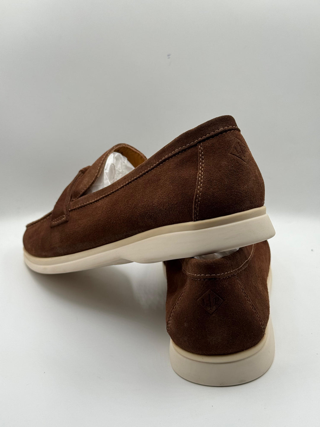 Loro Piana Brown Suede Loafers