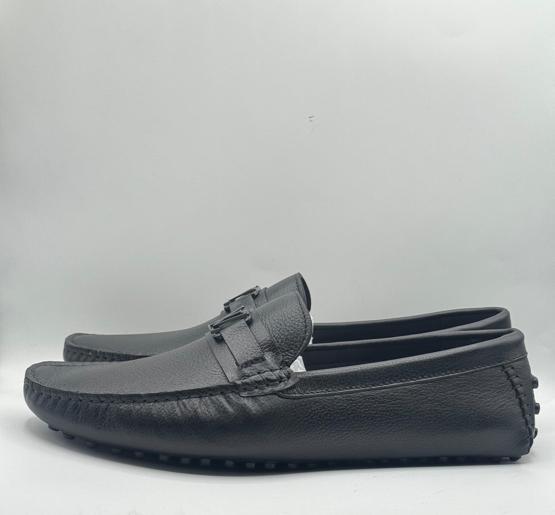 Louis Vuitton Monte Carlo Black Leather Loafers