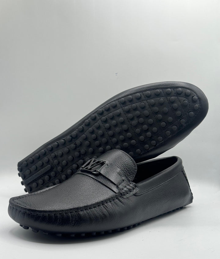 Louis Vuitton Monte Carlo Black Leather Loafers