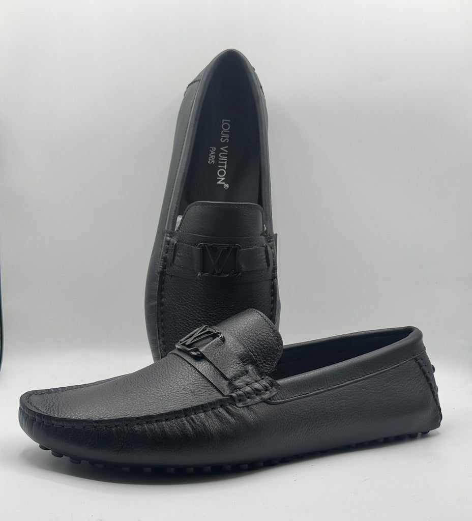 Louis Vuitton Monte Carlo Black Leather Loafers