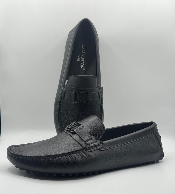 Louis Vuitton Monte Carlo Black Leather Loafers