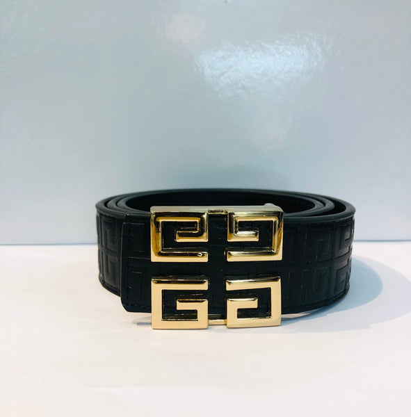 Genuine Buffalo Leather Signature Gold Belt