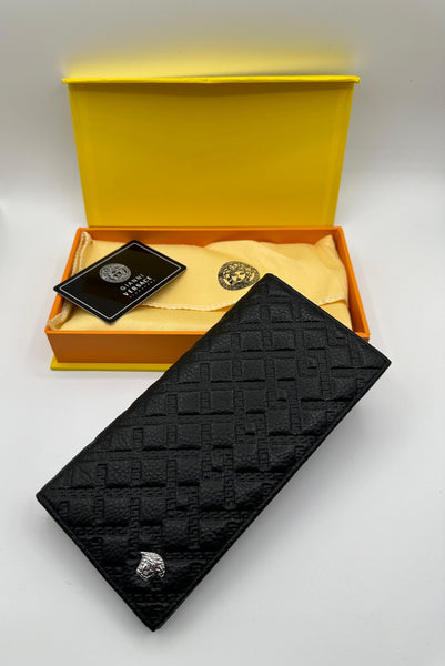 Versace Premium Black Long Wallet