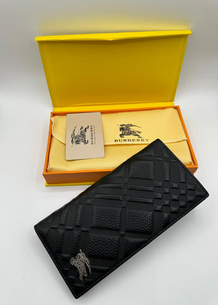 Burberry Premium Black Long Wallet