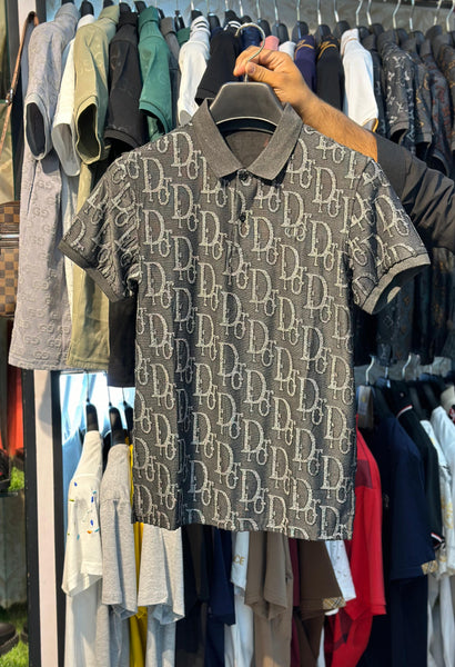 Dior All-Over Printed Men Polo Shirt
