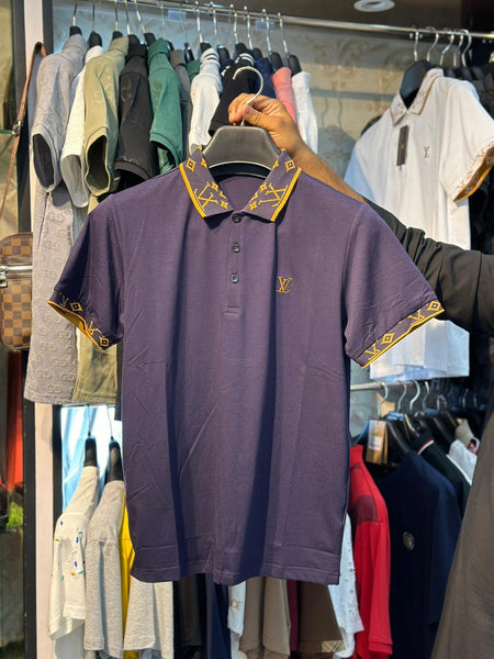 LV Men Polo Shirt With logo