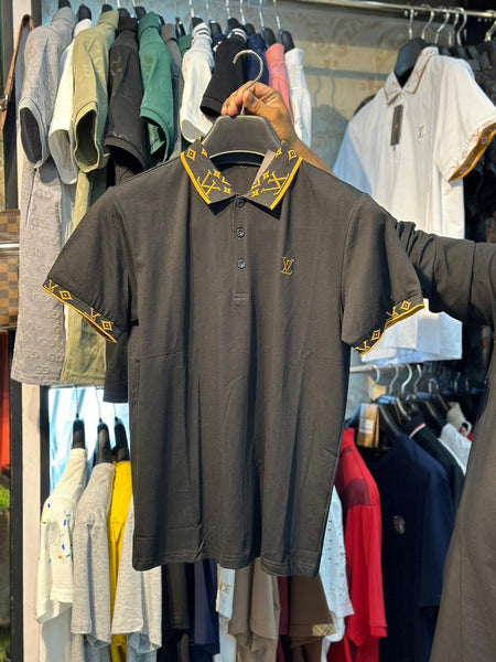 LV Men Polo Shirt With logo