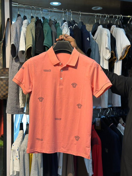 Versace All-Over Printed Men Polo Shirt