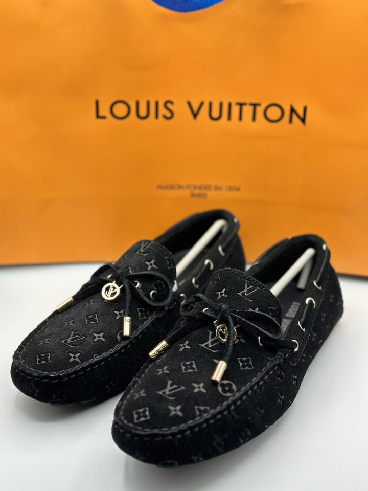 Louis Vuitton Signature Black Loafers