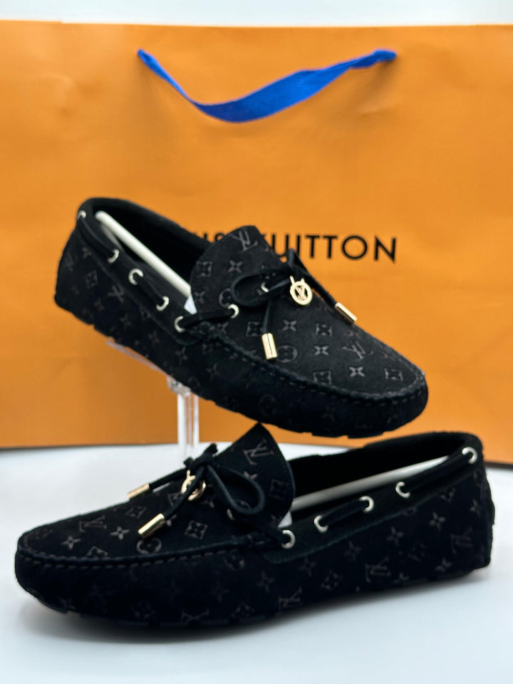 Louis Vuitton Signature Black Loafers