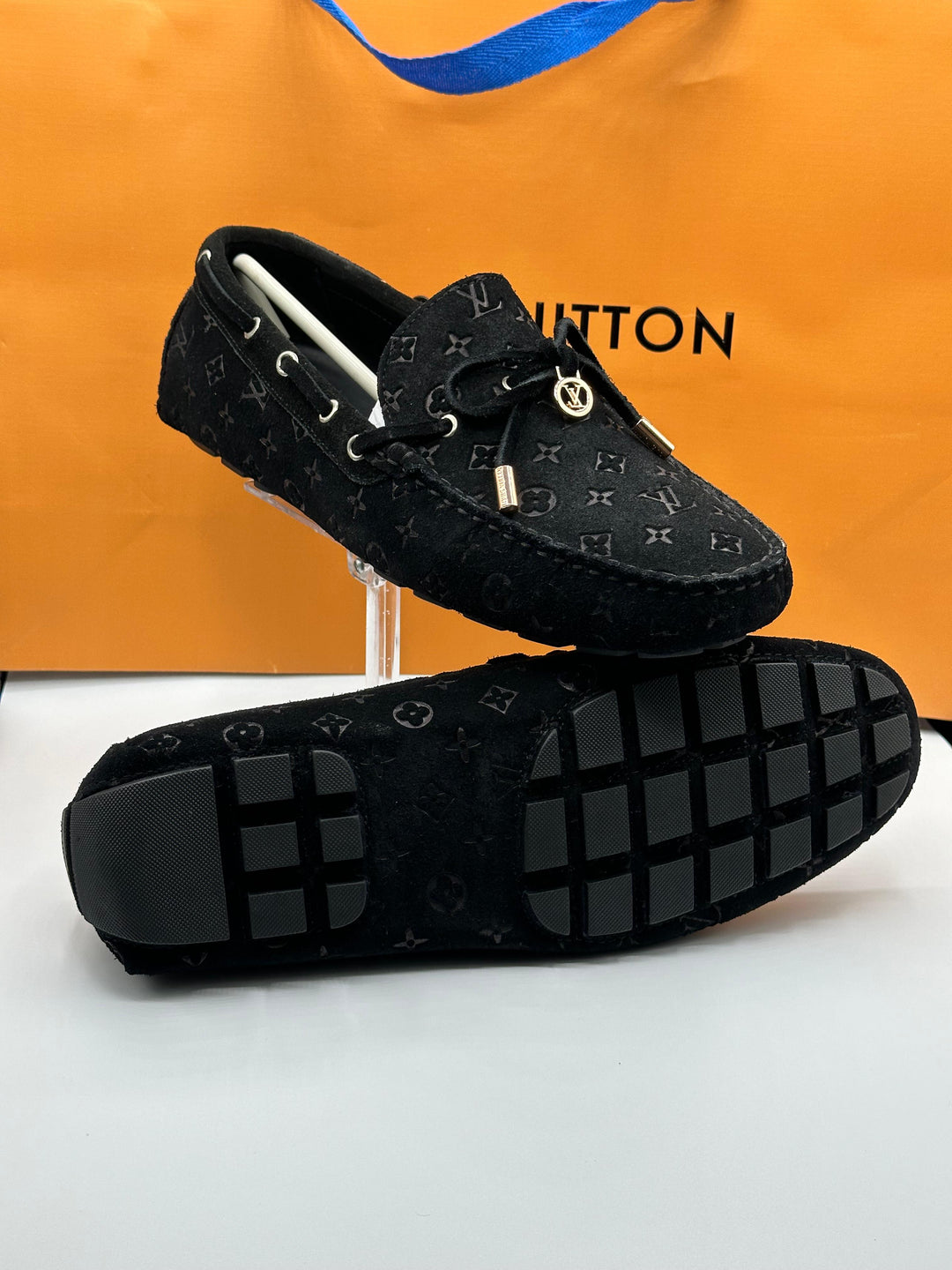 Louis Vuitton Signature Black Loafers