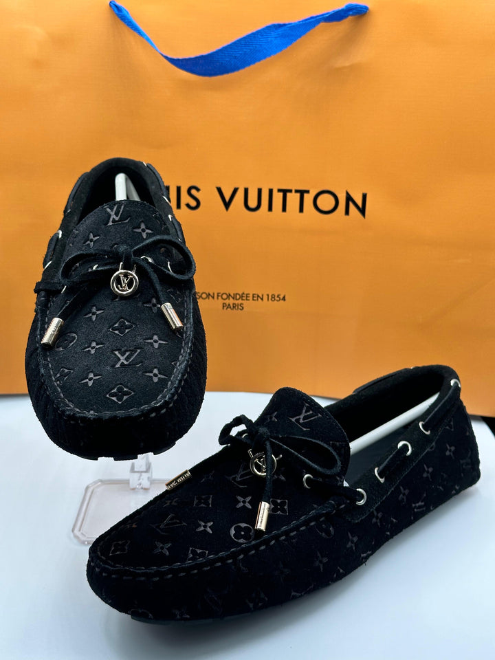 Louis Vuitton Signature Black Loafers