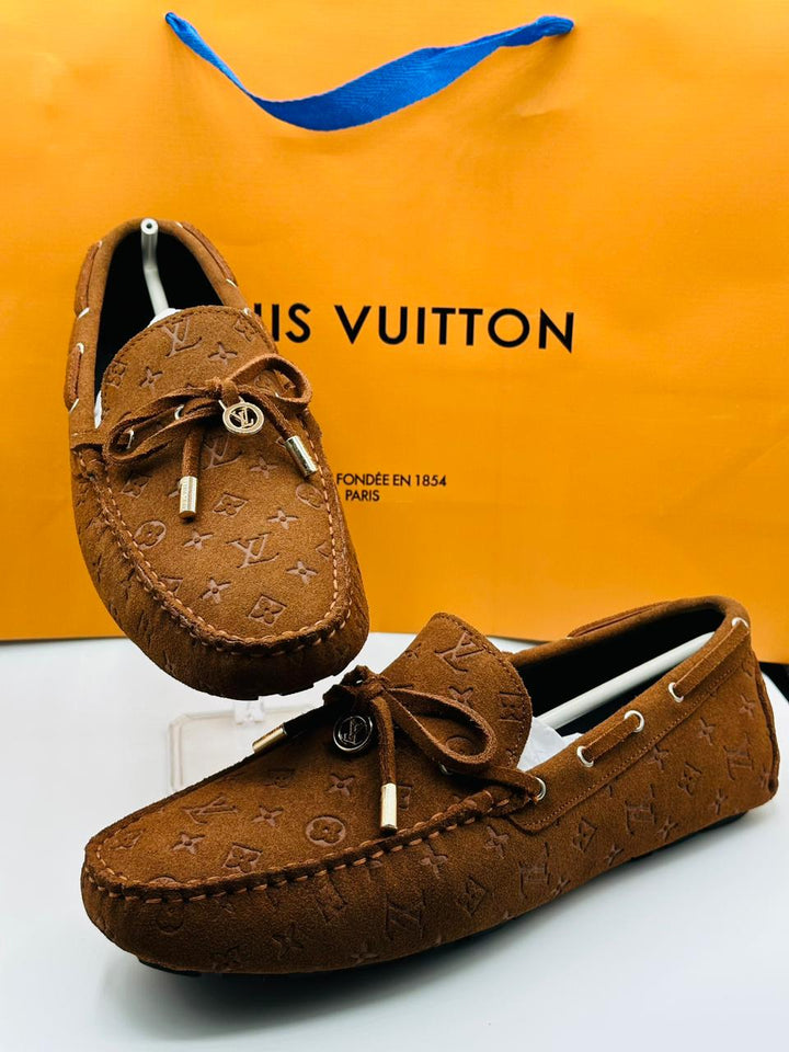 Louis Vuitton Signature Brown Loafers