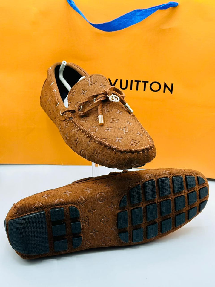 Louis Vuitton Signature Brown Loafers