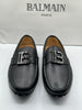 Balmain Buckle Black Loafers