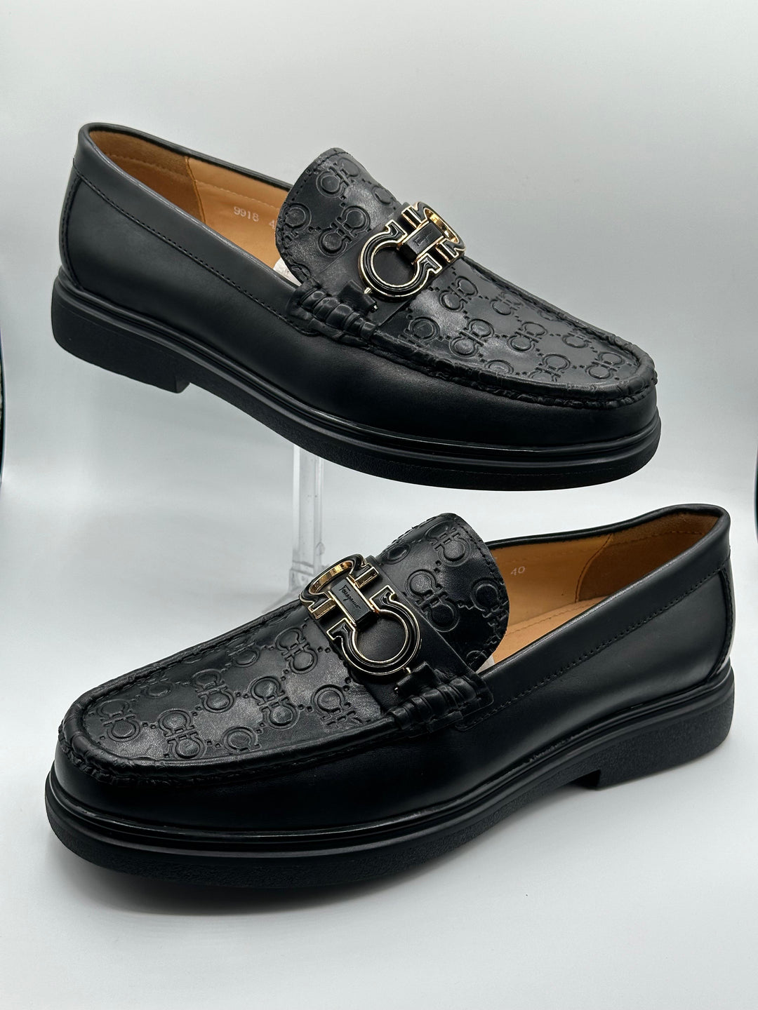 Ferragamo Signature Black Major Loafers