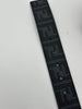 Fendi Genuine Black Leather Signature Sliver Belt