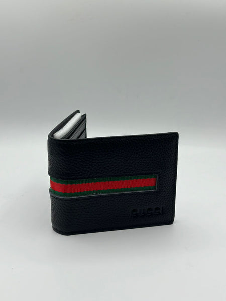 Gucci Premium Quality Black Leather Wallet