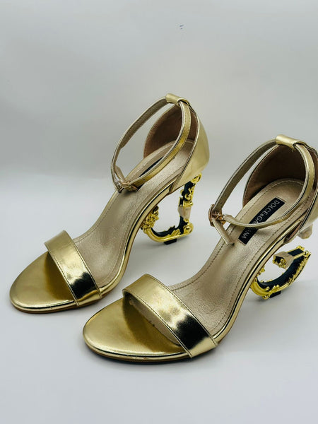 Imported D&G Premium High heel Women’s Golden Sandals