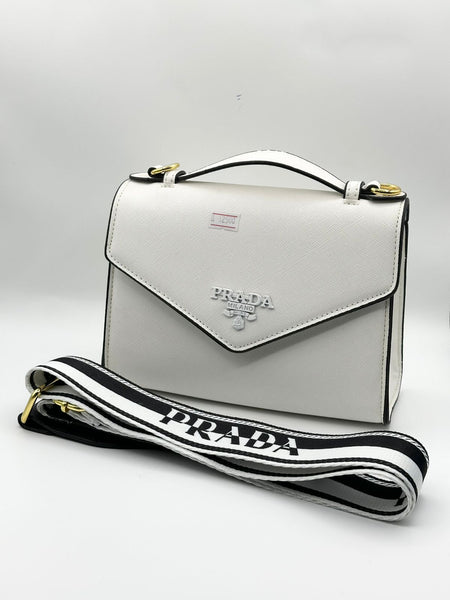Prada Premium Quality White Side Bag