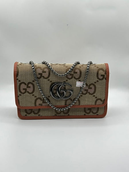 GUCCI Premium Quality All-Over Printed Side Bag